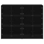 Schwarzes Regal aus Holzwerkstoff mit Türen, 136 x 37 x 109 cm von , Bücherregale und Regale - Ref: Foro24-3206511, Preis: 22...
