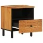Mesitas de noche 2 uds madera maciza de acacia 40x33x46 cm de , Mesitas de noche - Ref: Foro24-356862, Precio: 74,44 €, Descu...