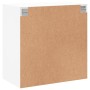 Wandschrank mit weißen Glastüren 68x37x68,5 cm von , Schließfächer und Lagerschränke - Ref: Foro24-836490, Preis: 75,38 €, Ra...