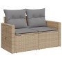 2-Sitzer-Gartensofa mit Kissen, beiges synthetisches Rattan von , Outdoor-Sofas - Ref: Foro24-366106, Preis: 194,17 €, Rabatt: %