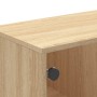TV-Schrank mit Glastüren Sonoma-Eiche 102x37x50 cm von , TV-Möbel - Ref: Foro24-836534, Preis: 67,20 €, Rabatt: %