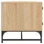 Couchtisch mit Glastüren Sonoma-Eiche 68,5x50x50 cm von , Couchtisch - Ref: Foro24-836541, Preis: 48,34 €, Rabatt: %