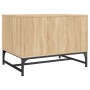 Couchtisch mit Glastüren Sonoma-Eiche 68,5x50x50 cm von , Couchtisch - Ref: Foro24-836541, Preis: 48,34 €, Rabatt: %