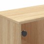 Couchtisch mit Glastüren Sonoma-Eiche 68,5x50x50 cm von , Couchtisch - Ref: Foro24-836541, Preis: 48,34 €, Rabatt: %
