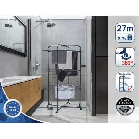 Leifheit Classic Tower 270 schwarze vertikale Wäscheleine von , Wäscheleinen und Kleiderbügel - Ref: Foro24-447496, Preis: 78...