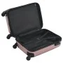 Pink gold ABS rigid trolley suitcase with wheels by vidaXL, Suitcases - Ref: Foro24-91893, Price: 69,01 €, Discount: %