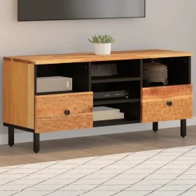 TV-Möbel aus massivem Akazienholz 100x33x46 cm von , TV-Möbel - Ref: Foro24-356873, Preis: 80,56 €, Rabatt: %