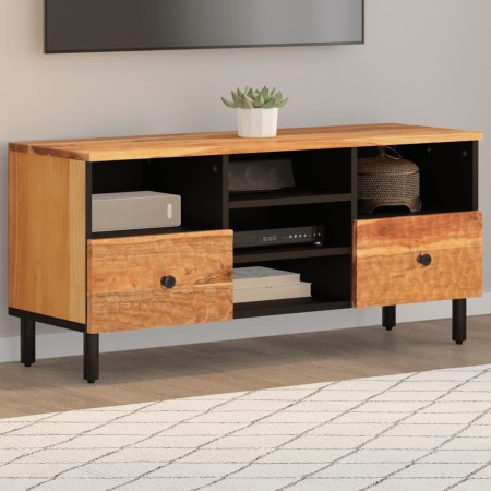 TV-Möbel aus massivem Akazienholz 100x33x46 cm von , TV-Möbel - Ref: Foro24-356873, Preis: 81,31 €, Rabatt: %