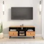 Solid acacia wood TV stand 100x33x46 cm by , TV Furniture - Ref: Foro24-356873, Price: 80,56 €, Discount: %