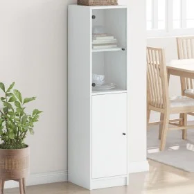 Sideboard mit weißer Glastür 35x37x142 cm von , Sideboards - Ref: Foro24-836441, Preis: 73,40 €, Rabatt: %