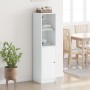 Aparador con puerta de vidrio blanco 35x37x142 cm de , Aparadores - Ref: Foro24-836441, Precio: 76,39 €, Descuento: %