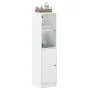 Sideboard with white glass door 35x37x142 cm by , Sideboards - Ref: Foro24-836441, Price: 73,39 €, Discount: %