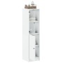 Aparador con puerta de vidrio blanco 35x37x142 cm de , Aparadores - Ref: Foro24-836441, Precio: 76,39 €, Descuento: %