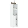Sideboard with white glass door 35x37x142 cm by , Sideboards - Ref: Foro24-836441, Price: 73,39 €, Discount: %
