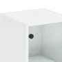 Sideboard with white glass door 35x37x142 cm by , Sideboards - Ref: Foro24-836441, Price: 73,39 €, Discount: %
