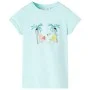 Light aquamarine children's t-shirt 104 by , Kids T-shirts - Ref: Foro24-11020, Price: 8,19 €, Discount: %
