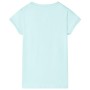 Light aquamarine children's t-shirt 104 by , Kids T-shirts - Ref: Foro24-11020, Price: 8,28 €, Discount: %