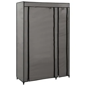 Faltgarderobe aus grauem Stoff, 110 x 45 x 175 cm von vidaXL, Kleiderschränke - Ref: Foro24-282423, Preis: 37,86 €, Rabatt: %