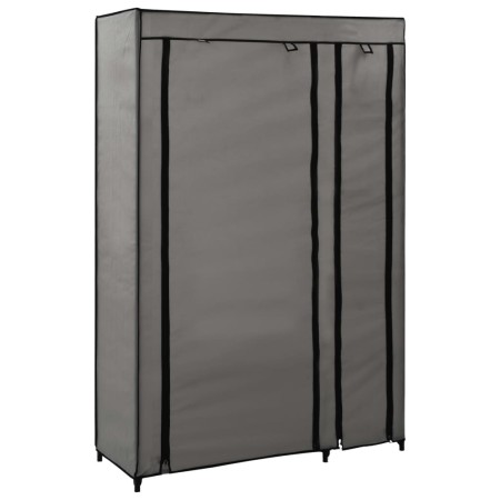 Faltgarderobe aus grauem Stoff, 110 x 45 x 175 cm von vidaXL, Kleiderschränke - Ref: Foro24-282423, Preis: 42,66 €, Rabatt: %