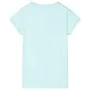 Light aquamarine children's t-shirt 128 by , Kids T-shirts - Ref: Foro24-11022, Price: 8,19 €, Discount: %