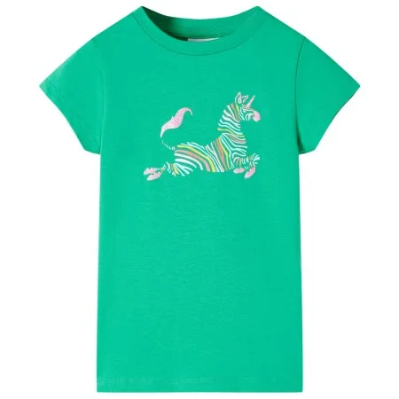 Camiseta infantil verde neón 104 de , Camisetas para niños - Ref: Foro24-11060, Precio: 8,06 €, Descuento: %