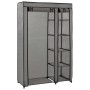 Faltgarderobe aus grauem Stoff, 110 x 45 x 175 cm von vidaXL, Kleiderschränke - Ref: Foro24-282423, Preis: 42,66 €, Rabatt: %