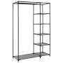 Faltgarderobe aus grauem Stoff, 110 x 45 x 175 cm von vidaXL, Kleiderschränke - Ref: Foro24-282423, Preis: 42,66 €, Rabatt: %