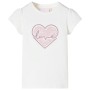 Ecrufarbenes Kinder-T-Shirt 92 von , Kinder-T-Shirts - Ref: Foro24-10479, Preis: 8,54 €, Rabatt: %