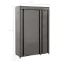 Faltgarderobe aus grauem Stoff, 110 x 45 x 175 cm von vidaXL, Kleiderschränke - Ref: Foro24-282423, Preis: 38,47 €, Rabatt: %