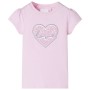Hellrosa Kinder-T-Shirt 128 von , Kinder-T-Shirts - Ref: Foro24-10487, Preis: 8,54 €, Rabatt: %