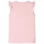 Hellrosa Kinder-T-Shirt mit Rüschenärmeln 128 von , Kinder-T-Shirts - Ref: Foro24-10502, Preis: 8,19 €, Rabatt: %