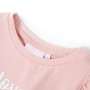 Hellrosa Kinder-T-Shirt mit Rüschenärmeln 128 von , Kinder-T-Shirts - Ref: Foro24-10502, Preis: 8,28 €, Rabatt: %