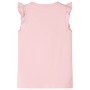 Hellrosa Kinder-T-Shirt mit Rüschenärmeln 104 von , Kinder-T-Shirts - Ref: Foro24-10500, Preis: 8,28 €, Rabatt: %