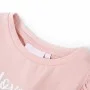 Hellrosa Kinder-T-Shirt mit Rüschenärmeln 104 von , Kinder-T-Shirts - Ref: Foro24-10500, Preis: 8,19 €, Rabatt: %