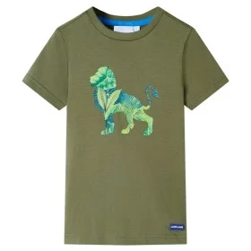 Camiseta infantil caqui 116 de , Camisetas para niños - Ref: Foro24-12276, Precio: 8,06 €, Descuento: %