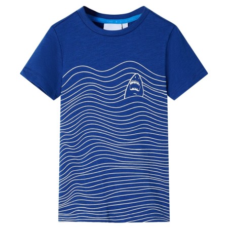 Dunkelblaues Kinder-T-Shirt 128 von , Kinder-T-Shirts - Ref: Foro24-12312, Preis: 8,20 €, Rabatt: %
