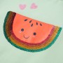 Weiches grünes Kinder-T-Shirt mit Rüschenärmeln 140 von , Kinder-T-Shirts - Ref: Foro24-10638, Preis: 8,54 €, Rabatt: %