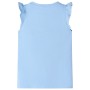 Hellblaues Kinder-T-Shirt mit Rüschenärmeln 140 von , Kinder-T-Shirts - Ref: Foro24-10633, Preis: 8,54 €, Rabatt: %