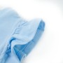 Camiseta infantil de manga volante azul claro 140 de , Camisetas para niños - Ref: Foro24-10633, Precio: 8,54 €