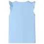 Hellblaues Kinder-T-Shirt mit Rüschenärmeln 116 von , Kinder-T-Shirts - Ref: Foro24-10631, Preis: 8,45 €, Rabatt: %