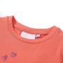 Korallenrotes T-Shirt mit Rüschenärmeln für Kinder 128 von , Kinder-T-Shirts - Ref: Foro24-10627, Preis: 8,54 €, Rabatt: %