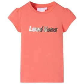 Korallenfarbenes Kinder-T-Shirt mit Flügelärmeln 92 von , Kinder-T-Shirts - Ref: Foro24-10644, Preis: 8,12 €, Rabatt: %