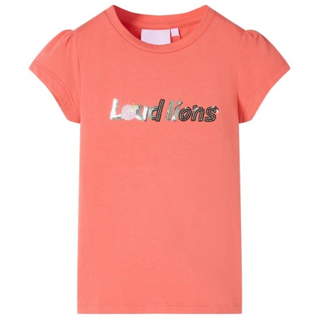 Camiseta infantil de manga casquillo coral 92 de , Camisetas para niños - Ref: Foro24-10644, Precio: 8,20 €, Descuento: %
