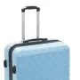 Set of 3 blue hardshell suitcases with trolley wheels made of ABS. by vidaXL, Suitcases - Ref: Foro24-91889, Price: 138,38 €,...