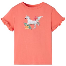 Kurzarm-T-Shirt für Kinder Koralle 92 von , Kinder-T-Shirts - Ref: Foro24-10684, Preis: 8,32 €, Rabatt: %