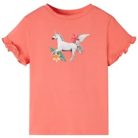Kinder-Kurzarm-T-Shirt Koralle 116 von , Kinder-T-Shirts - Ref: Foro24-10686, Preis: 8,24 €, Rabatt: %