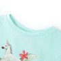 Wassergrünes kurzärmeliges Kinder-T-Shirt 104 von , Kinder-T-Shirts - Ref: Foro24-10690, Preis: 8,32 €, Rabatt: %