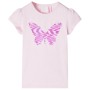 Camiseta infantil de manga casquillo rosa suave 104 de , Camisetas para niños - Ref: Foro24-10830, Precio: 8,32 €, Descuento: %