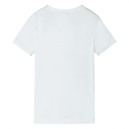 Ecrufarbenes Kinder-T-Shirt 104 von , Kinder-T-Shirts - Ref: Foro24-11925, Preis: 8,32 €, Rabatt: %