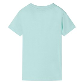 Camiseta infantil verde menta claro 116 de , Camisetas para niños - Ref: Foro24-11931, Precio: 8,32 €, Descuento: %
